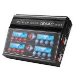 News HTRC Professional RC Battery Balance Charger 4B6AC Quattro B6AC 6A 80W*4 Discharger for 1-6s LiPo/Lion/LiFe Battery Charger